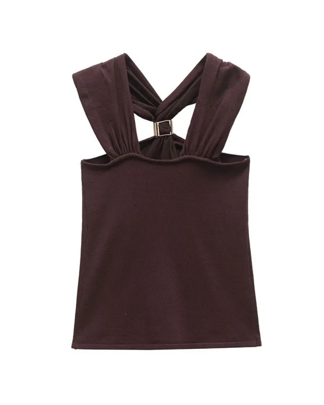 De Fashion Club | Mocha Halter Top