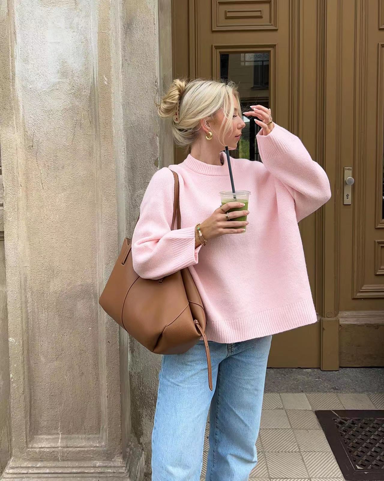 De Fashion Club | Pink Cozy Sweater