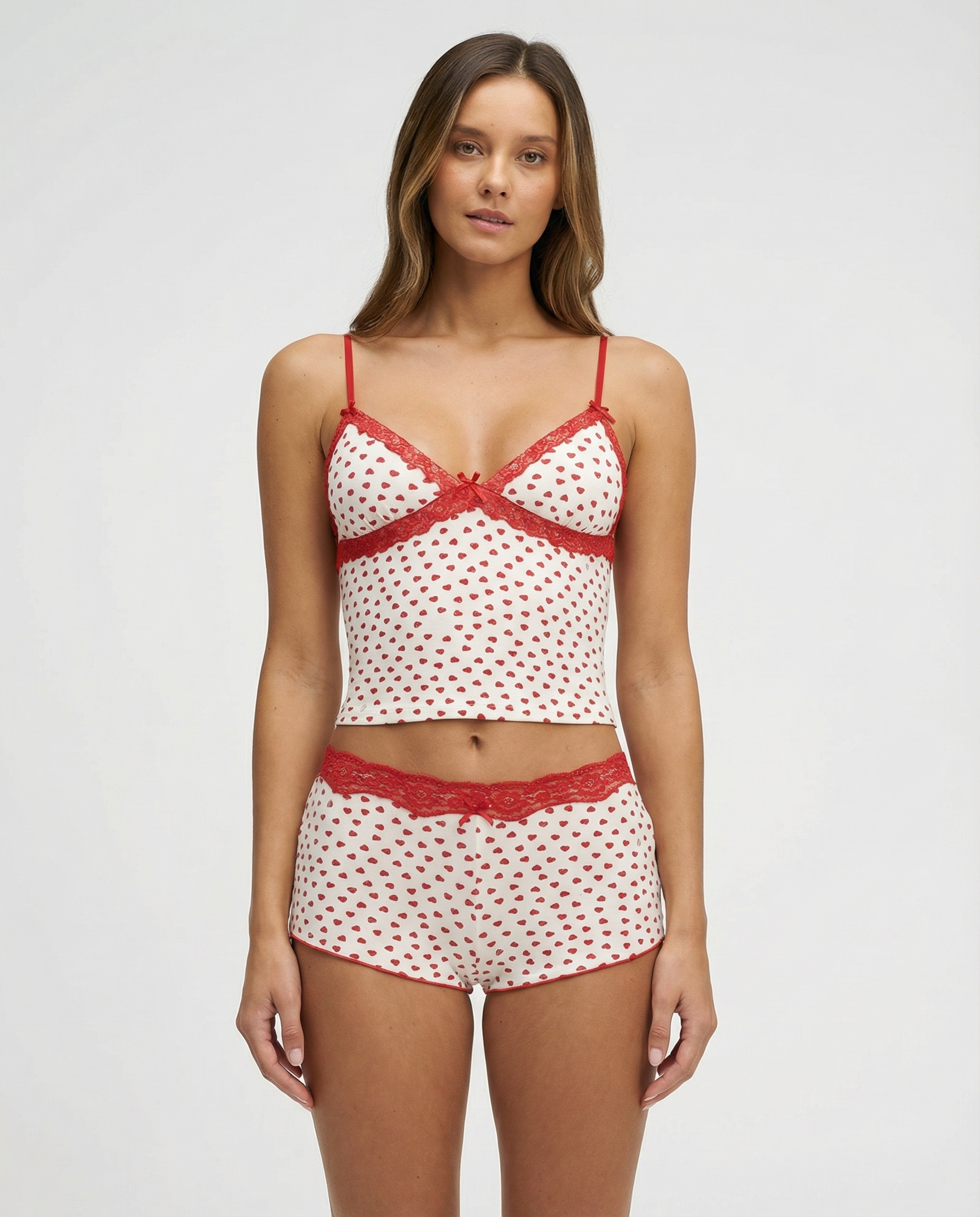 De Fashion Club - Cherry Crush Lounge Set