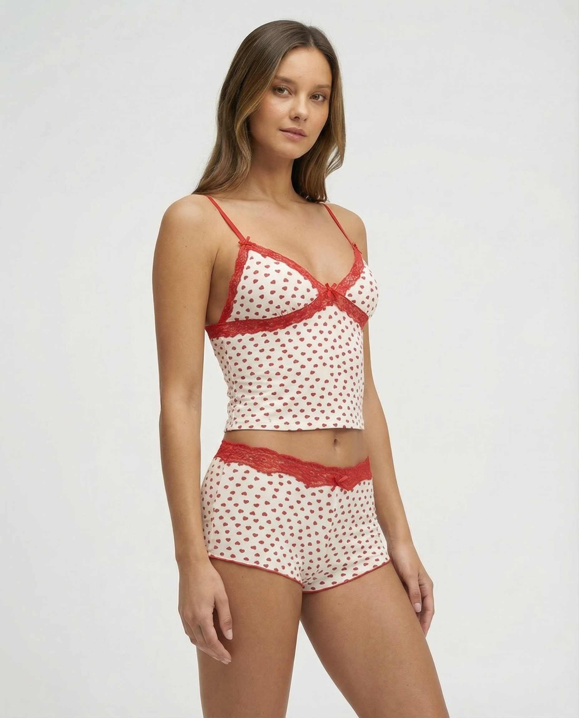 De Fashion Club - Cherry Crush Lounge Set